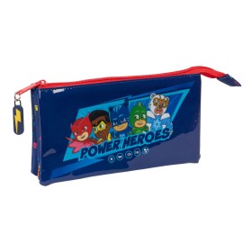 Malas para tudo triplas PJ Masks Ready Azul Marinho 22 x 12 x 3 cm de PJ Masks, Estojos - Ref: S4310635, Preço: 11,62 €, Desc...