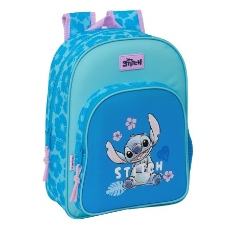 Mochila Escolar Lilo & Stitch Hawaii Azul 26 x 34 x 11 cm de Lilo & Stitch, Mochilas infantiles - Ref: S4310655, Precio: 22,2...