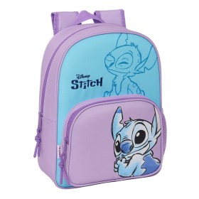 Mochila Escolar Stitch Sweet Azul Lilás 26 x 34 x 11 cm de Stitch, Mochilas infantis - Ref: S4310664, Preço: 22,25 €, Descont...