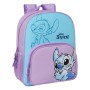 School Bag Lilo & Stitch Sweet Blue Lilac 32 x 38 x 12 cm by Lilo & Stitch, Children's Backpacks - Ref: S4310667, Price: 29,2...