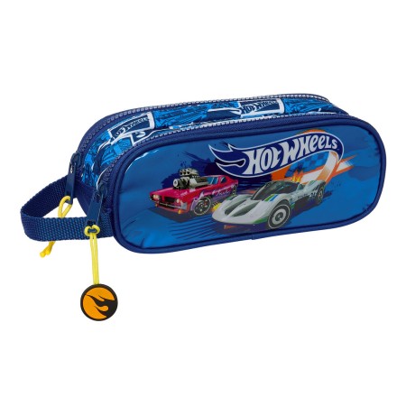 Portatodo Doble Hot Wheels Sonny Azul marino 21 x 8 x 6 cm de Hot Wheels, Estuches - Ref: S4310676, Precio: 11,54 €, Descuent...