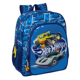 School Bag Hot Wheels Sonny Navy Blue 32 x 38 x 12 cm by Hot Wheels, Children's Backpacks - Ref: S4310679, Price: 34,96 €, Di...