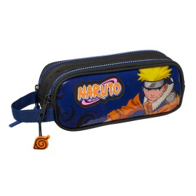 Double Carry-all Naruto Ninja Blue Black 21 x 8 x 6 cm by Naruto, Pencil cases - Ref: S4310698, Price: 11,54 €, Discount: %