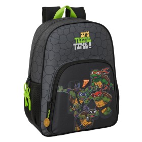 Schulrucksack Teenage Mutant Ninja Turtles Schwarz Grau 33 x 42 x 14 cm von Teenage Mutant Ninja Turtles, Kinderrucksäcke - R...