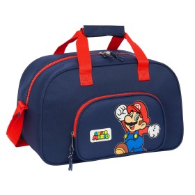 Sac de sport Super Mario World Blue marine 40 x 24 x 23 cm de Super Mario, Sacs de sport enfant - Réf : S4310719, Prix : 14,9...