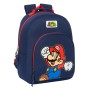 School Bag Super Mario World Navy Blue 32 x 42 x 15 cm | Tienda24 - Global Online Shop Tienda24.eu