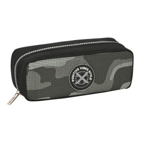 Trousse d'écolier Safta Stone Noir 21 x 8 x 8 cm de Safta, Trousses - Réf : S4310759, Prix : 12,50 €, Remise : %