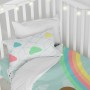 Parure de couette HappyFriday Happynois Rainbow Multicouleur Lit de bébé 2 Pièces de HappyFriday, Couettes et housses de coue...