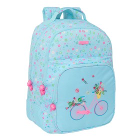 Mochila Escolar Safta Bicicleta Azul 32 x 42 x 15 cm de Safta, Mochilas infantis - Ref: S4310771, Preço: 41,49 €, Desconto: %