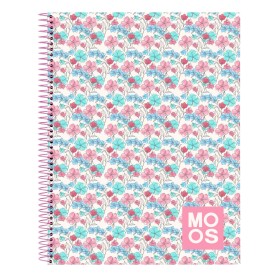 Libreta Moos Flores Multicolor A4 120 Hojas de Moos, Libretas de ejercicios - Ref: S4310777, Precio: 7,83 €, Descuento: %