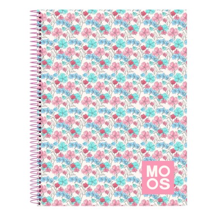 Notizbuch Moos Flores Bunt A4 120 Blatt von Moos, Schulhefte - Ref: S4310777, Preis: 7,83 €, Rabatt: %