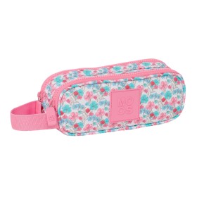 Portatodo Doble Moos Flores Multicolor 21 x 8 x 6 cm de Moos, Estuches - Ref: S4310788, Precio: 10,47 €, Descuento: %