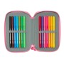 Double Pencil Case Moos Flores Multicolour 12.5 x 19.5 x 4 cm 28 Pieces | Tienda24 - Global Online Shop Tienda24.eu