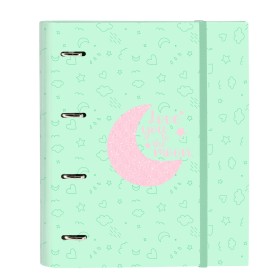 Carpeta de anillas BlackFit8 Moon Verde 27 x 32 x 3.5 cm de BlackFit8, Archivadores - Ref: S4310811, Precio: 11,89 €, Descuen...