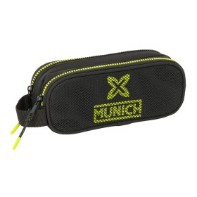 Trousse Fourre-Tout Double Munich Beat Noir 21 x 8 x 6 cm de Munich, Trousses - Réf : S4310823, Prix : 11,05 €, Remise : %