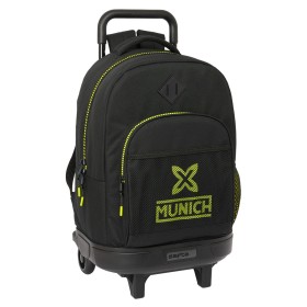 School Bag Munich Beat Black 33 x 45 x 22 cm by Munich, Children's Backpacks - Ref: S4310834, Price: 61,71 €, Discount: %