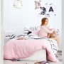 Housse de Couette HappyFriday Blanc Blush Multicouleur 200 x 200 cm de HappyFriday, Couettes et housses de couette - Réf : D1...