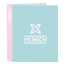 Ring binder Munich Heaven Sky blue A4 27 x 33 x 6 cm by Munich, Filing cabinets - Ref: S4310845, Price: 9,28 €, Discount: %