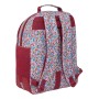 Cartable Nait Nait Flowers Bordeaux 32 x 42 x 15 cm | Tienda24 - Global Online Shop Tienda24.eu