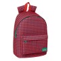 Laptop Backpack Nait Nait Pata de gallo coral Coral 31 x 41 x 16 cm by Nait Nait, Bags and covers for laptops and netbooks - ...