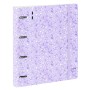 Raccoglitore ad anelli Safta Light purple flowers Viola 27 X 32 X 4 cm di Safta, Armadi schedari - Rif: S4310895, Prezzo: 13,...