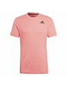 Men’s Short Sleeve T-Shirt Adidas Freelift Pink | Tienda24 Tienda24.eu