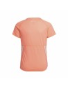 Child's Short Sleeve T-Shirt Adidas Aeroready Three Stripes Salmon | Tienda24 Tienda24.eu