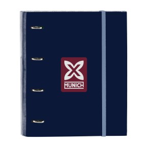 Carpeta de anillas Munich Royal Azul 27 x 32 x 3.5 cm de Munich, Archivadores - Ref: S4310942, Precio: 16,37 €, Descuento: %