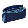 Trousse Fourre-Tout Triple Munich Royal Bleu 22 x 12 x 3 cm | Tienda24 - Global Online Shop Tienda24.eu