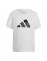 Damen Kurzarm-T-Shirt Adidas Future Icons Weiß | Tienda24 Tienda24.eu