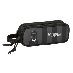 Portatodo Doble Wednesday Negro 21 x 8 x 6 cm de Wednesday, Estuches - Ref: S4310952, Precio: 11,54 €, Descuento: %