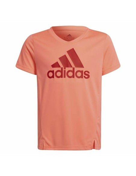 Maglia a Maniche Corte per Bambini Adidas Designed to Move Salmone da Adidas, Bambina - Ref: S6468234, Precio: 17,97 €, Descu...