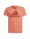 Child's Short Sleeve T-Shirt Adidas Designed to Move Salmon | Tienda24 Tienda24.eu