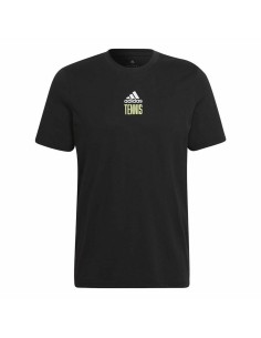 Men’s Short Sleeve T-Shirt Adidas Aeroready HIIT Back Black | Tienda24 Tienda24.eu