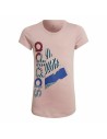 Camiseta de Manga Corta Infantil Adidas Girl Power Rosa | Tienda24 Tienda24.eu