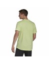 Camiseta de Manga Corta Hombre Adidas Aeroready Designed 2 Move Verde | Tienda24 Tienda24.eu