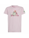 Child's Short Sleeve T-Shirt Adidas x Marimekko Pink | Tienda24 Tienda24.eu