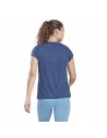 Women’s Short Sleeve T-Shirt Reebok Workout Ready Dark blue | Tienda24 Tienda24.eu