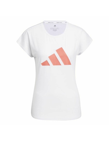 Camiseta de Manga Corta Mujer Adidas Training 3B Blanco | Tienda24 Tienda24.eu