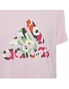 Kurzarm-T-Shirt für Kinder Adidas x Marimekko Rosa | Tienda24 Tienda24.eu