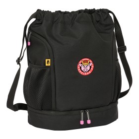 Bolsa Mochila con Cuerdas Kings League Porcinos Negro 35 x 40 x 1 cm de Kings League, Bolsas escolares - Ref: S4311027, Preci...