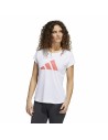 Camiseta de Manga Corta Mujer Adidas Training 3B Blanco | Tienda24 Tienda24.eu