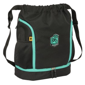 Rucksacktasche mit Bändern Kappa Black Schwarz 35 x 40 x 1 cm | Tienda24 - Global Online Shop Tienda24.eu