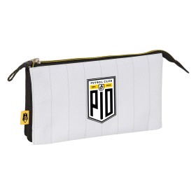 Triple Carry-all Kings League PÍo White Black 22 x 12 x 3 cm by Kings League, Pencil cases - Ref: S4311042, Price: 11,62 €, D...