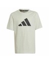 Kurzarm-T-Shirt für Kinder Adidas Future Icons Grau | Tienda24 Tienda24.eu