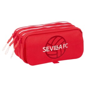 Dreifaches Mehrzweck-Etui Sevilla Fútbol Club Rot 21,5 x 10 x 8 cm von Sevilla Fútbol Club, Federmäppchen - Ref: S4311078, Pr...