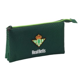 Trousse Fourre-Tout Triple Real Betis Balompié Vert 22 x 12 x 3 cm de Real Betis Balompié, Trousses - Réf : S4311110, Prix : ...