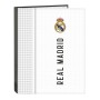 Ringbuch Real Madrid C.F. Weiß Grau A4 26.5 x 33 x 4 cm | Tienda24 - Global Online Shop Tienda24.eu