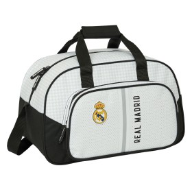 Saco de Desporto Real Madrid C.F. 24/25 Branco Cinzento 40 x 24 x 23 cm de Real Madrid C.F., Sacos de desporto Infantis - Ref...