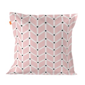 Housse de coussin HappyFriday Blanc Blush Multicouleur 60 x 60 cm de HappyFriday, Housses de coussin - Réf : D1608774, Prix :...